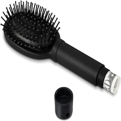 Hidden Compartment Hair Brush – Travel Diversion Safe for Cash, Jewelry & Small Valuables