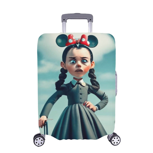 Wednesday Minnie Ears Luggage Cover | Suitcase Covers