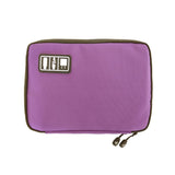 Electronic Accessories Travel Organizer Bag | Cable Cords Storage Case - Purple - Travel Bags Encompass RL