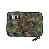 Electronic Accessories Travel Organizer Bag | Cable Cords Storage Case - Green Camo - Travel Bags Encompass RL