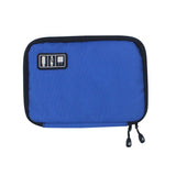 Electronic Accessories Travel Organizer Bag | Cable Cords Storage Case - Dark Blue - Travel Bags Encompass RL