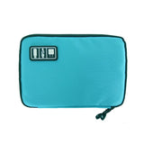 Electronic Accessories Travel Organizer Bag | Cable Cords Storage Case - Light Blue - Travel Bags Encompass RL