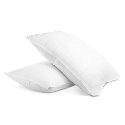 Beckham Hotel Collection Bed Pillows Standard / Queen Size Set of 2 - Down  Alternative Bedding Gel Cooling Pillow for Back, Stomach or Side Sleepers