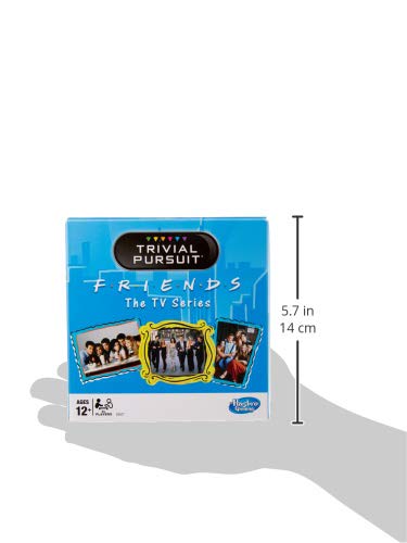 Hasbro Gaming Friends Trivia Game Trivial Pursuit: Friends The TV Series Edition Party Game; 600 Trivia Questions for Tweens and Teens Ages 12 and Up (Amazon Exclusive)