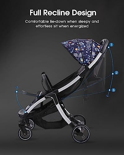 Compact Baby Stroller | Lightweight Travel Toddler Stroller Sivio