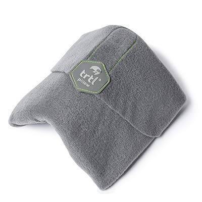 Trtl Pillow - Scientifically Proven Super Soft Neck Support Travel Pillow - Machine Washable (Grey)