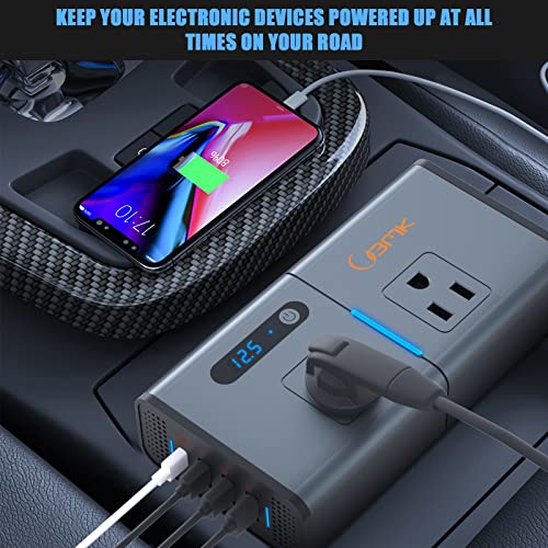 BMK 200W Car Power Inverter Cigarette Lighter Plug Adapter