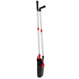 Broom and Dustpan Set - Strongest NO MORE TEARS 80% Heavier Duty - Upright Standing Dust Pan with Extendable Broomstick for Easy Sweeping - Easy Assembly Great Use for Home Kitchen Room Office Lobby Floor Pet Hair Sweeping Etc