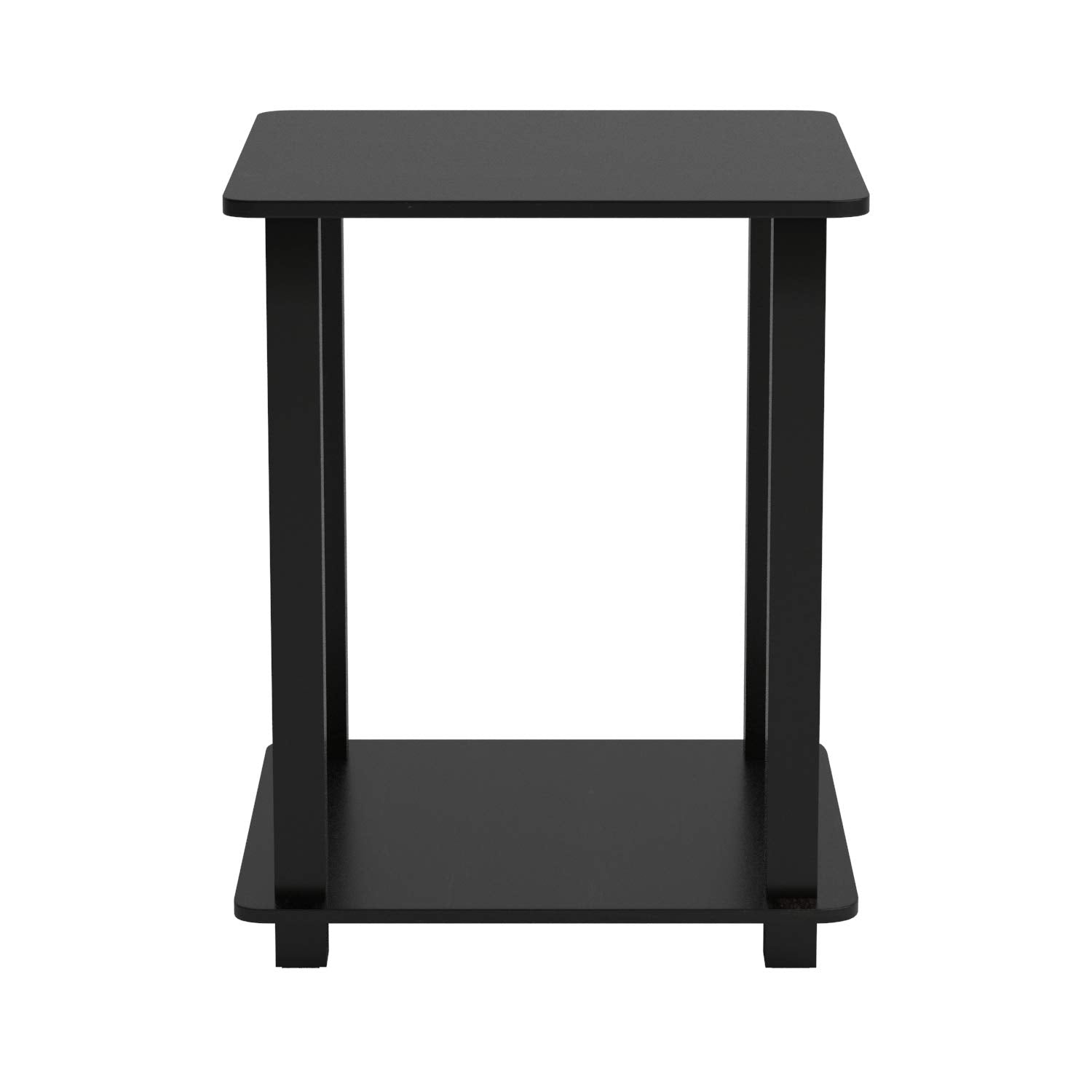 Furinno Simplistic End Table, Espresso/Black Furinno