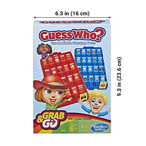 Guess Who? Grab and Go Game | Portable Travel Entertainment