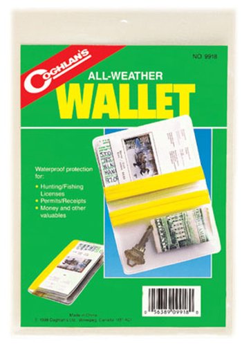 Coghlan's All Weather Wallet Plastic Wallet Beach Wallet
