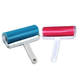 2Pcs Resuable Washable Lint Roller Cat Dog Hair Remover Tool Pet Shedding Brush Cleans your Suit/Sofa, Animal Hairs, Car Seats（Pink,Blue）
