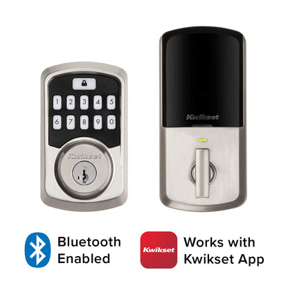 Kwikset Aura Bluetooth Programmable Keypad Door Lock Kwikset