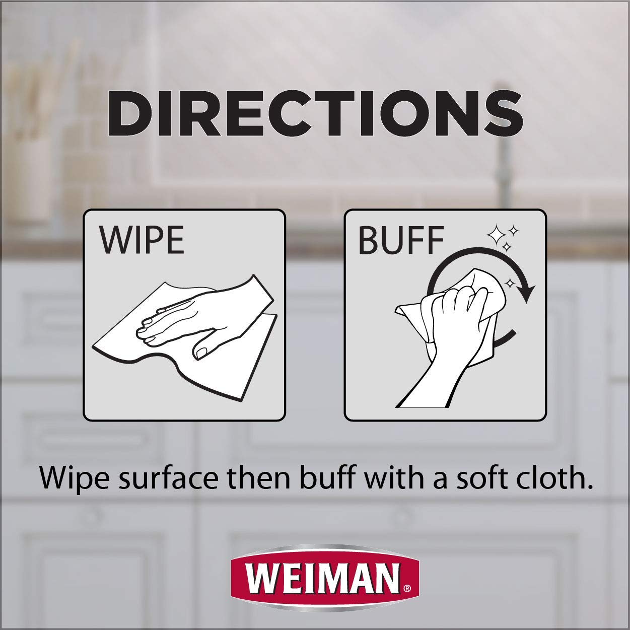 Weiman Wipes, Stainless Steel - 30 wipes