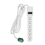 GoGreen Power GG-16106MS 6 Outlet Surge Protector with 6ft Cord
