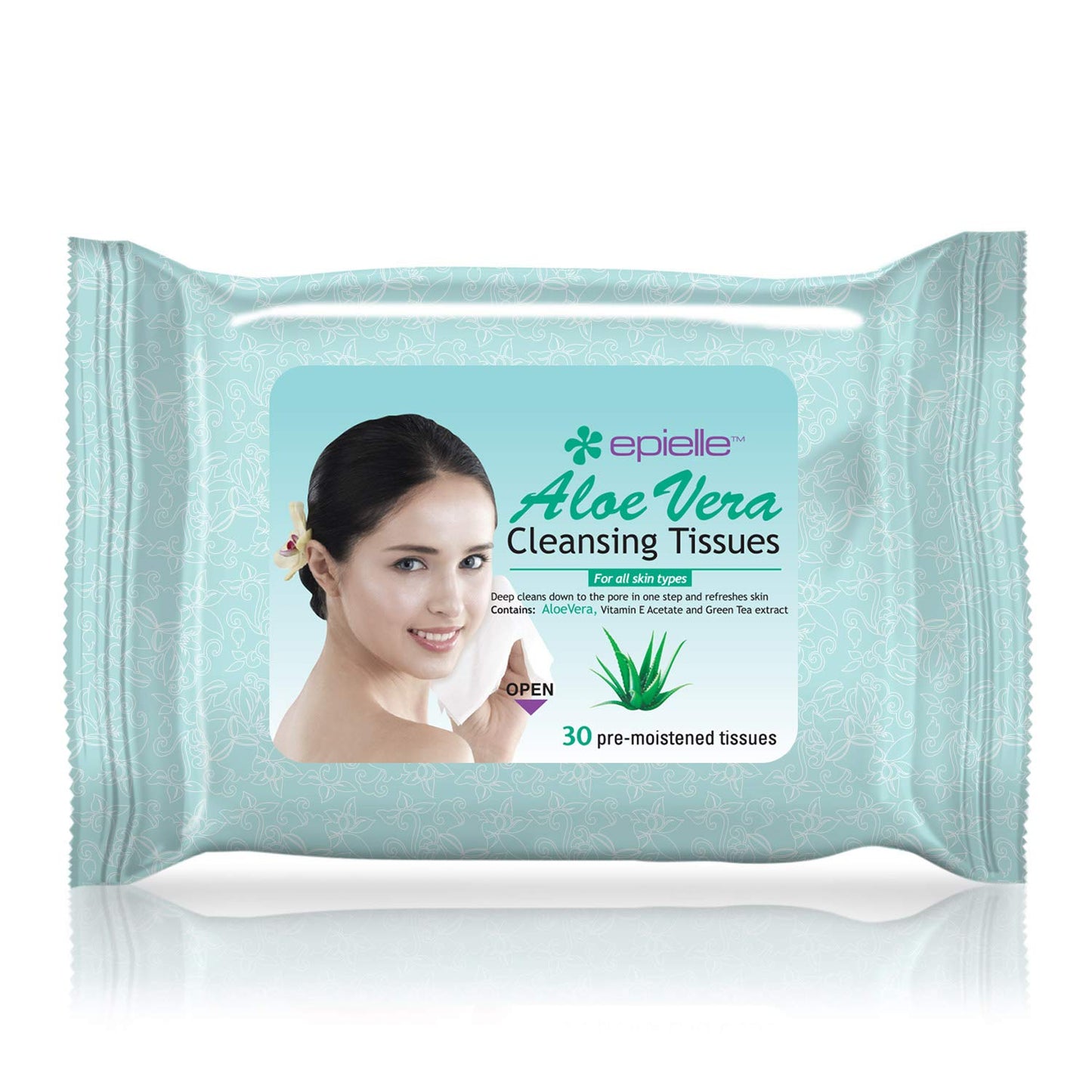 Aloe Vera Facial Cleansing Towelettes | Travel-Friendly Face Wipes