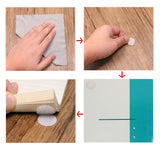 Mini Skater 300Pcs (150 Pairs) 20 mm/0.78 Inch Diameter Self Adhesive Nylon Sticky Back Coins Hook Loop Strips Fastener Round Dot Stickers Tapes for Hanging Sewing Clothing Kids Crafts (White)
