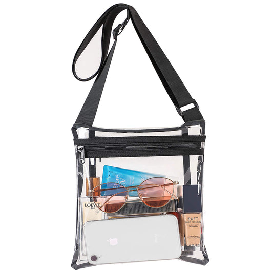 Vorspack Clear Bag Stadium Approved - TPU Clear Purse Clear Crossbody Bag for Women Clear Bags for Concert