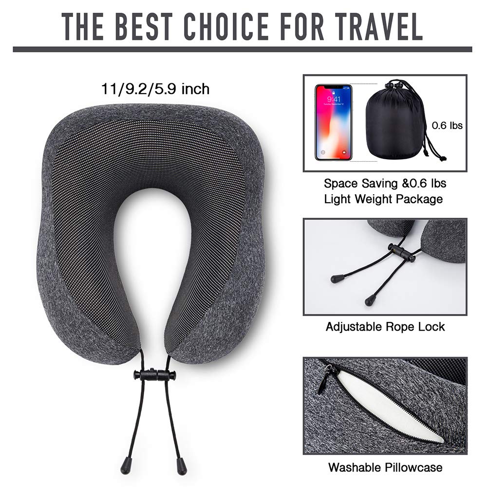 Mlvoc travel outlet pillow review