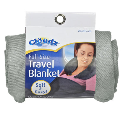 Cloudz Compact Travel Blanket - Charcoal