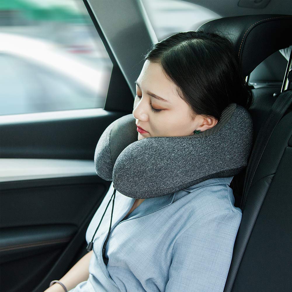 Super Fit Car Headrest Pillow, Car Pillow for Driving with Adjustable  Strap, 100% Memory Foam Neck Pillow, Breathable Removable Cover & Ergonomic