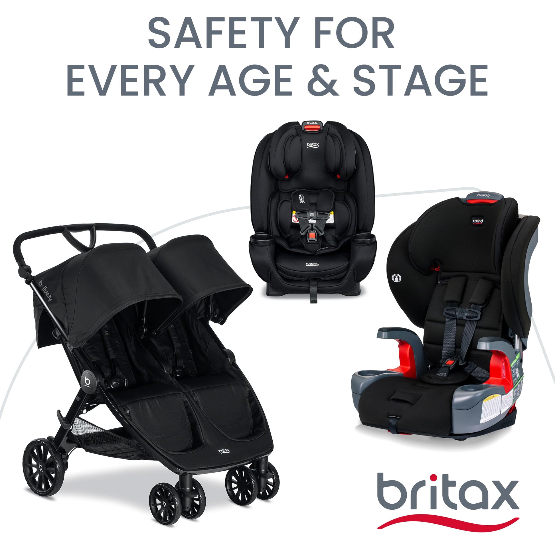 Car Seat Dual Comfort Travel System Stroller Combo Britax Dual