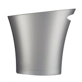 Umbra Skinny Sleek & Stylish Bathroom Trash, Small Garbage Can Wastebasket for Narrow Spaces at Home or Office, 2 Gallon Capacity, Silver