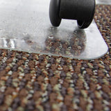 OFM Essentials Collection 36" x 48" Transparent Chair Mat with Lip for Carpet (ESS-8800C)