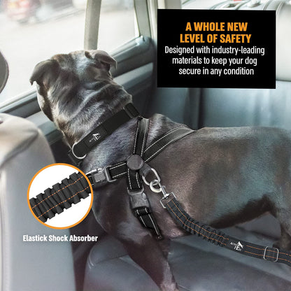 Active Pets Dog Seatbelt, Adjustable Safety Dog Seat Car Harness, Dog Seat Belt for Pets - Durable Dog Seatbelts for Cars - Dog Car Seat Belt for Dogs, Dog seat Belts for Large Dogs, Medium, & Small