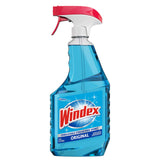 Windex Glass Cleaner Trigger Bottle, Original Blue, 23 fl oz