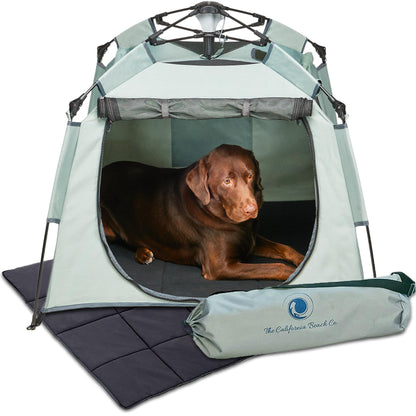 POP 'N GO Pet Playpen for Dogs and Cats - 39 x 33 Inch Dog Tent w/Carrying Bag - Outdoor Cat Enclosures Pets - Dog Travel Accessories for Camping - Grey