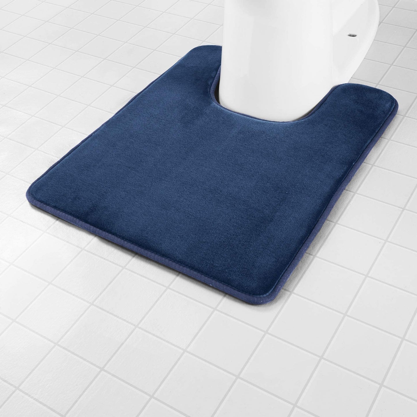  Genteele Bath Mats for Bathroom Non Slip - White 20 x