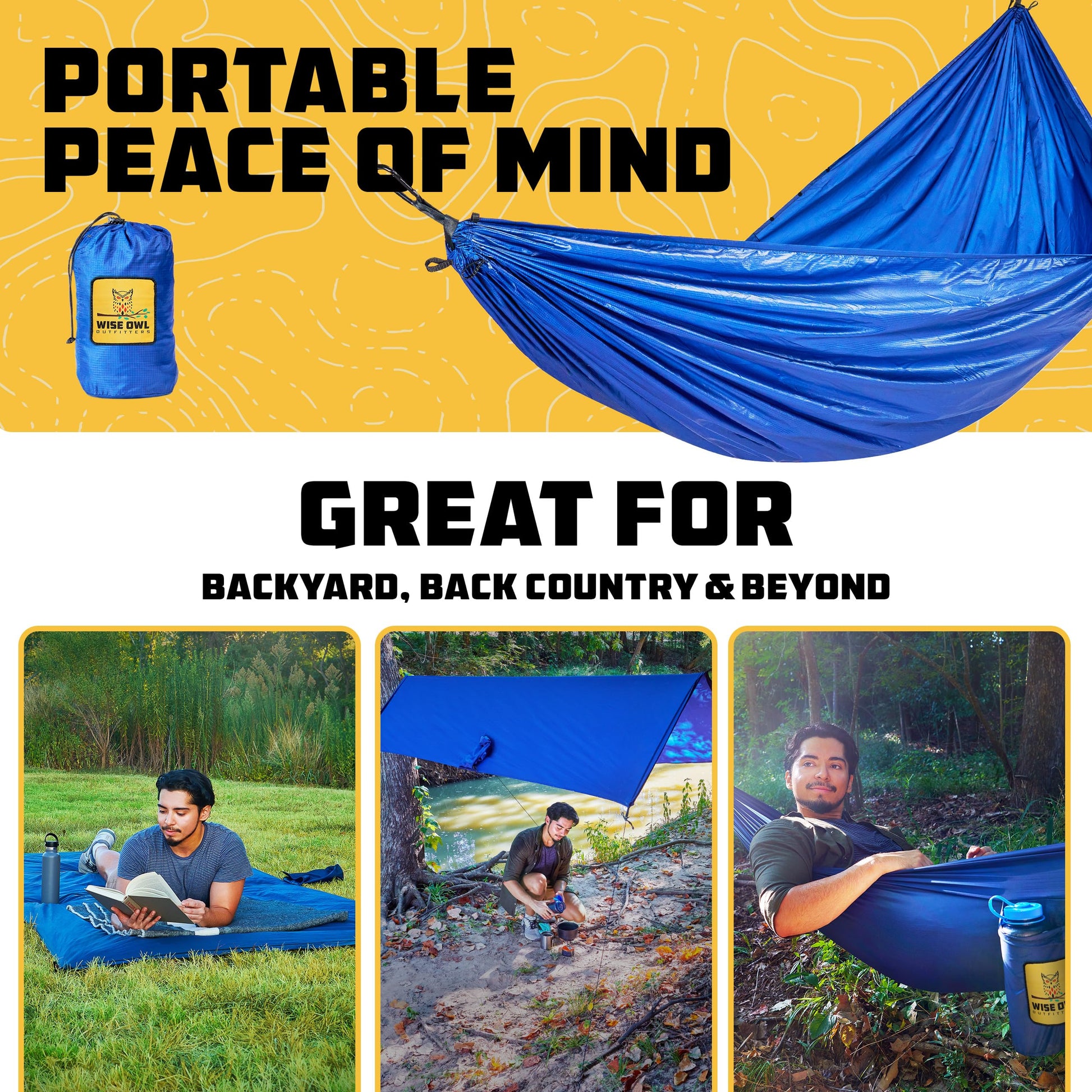 wise owl outfitters tarp Wise Owl Outfitters 4in1 Hammock