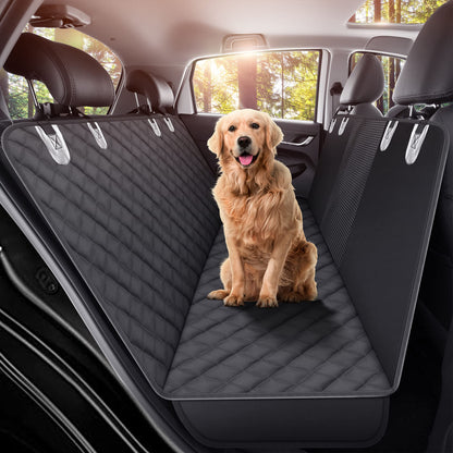 GXT Dog Back Seat Cover Protector for Cars SUV and Trucks with Mesh Window, Scratchproof Nonslip and Waterproof Material