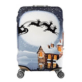 Christmas Night | Standard Design | Luggage Suitcase Protective Cover - Small - Luggage Cover Encompass RL