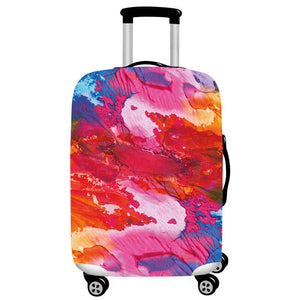 Acrylic Paint Colors | Standard Design | Luggage Suitcase Protective Cover - Small - Luggage Cover Encompass RL