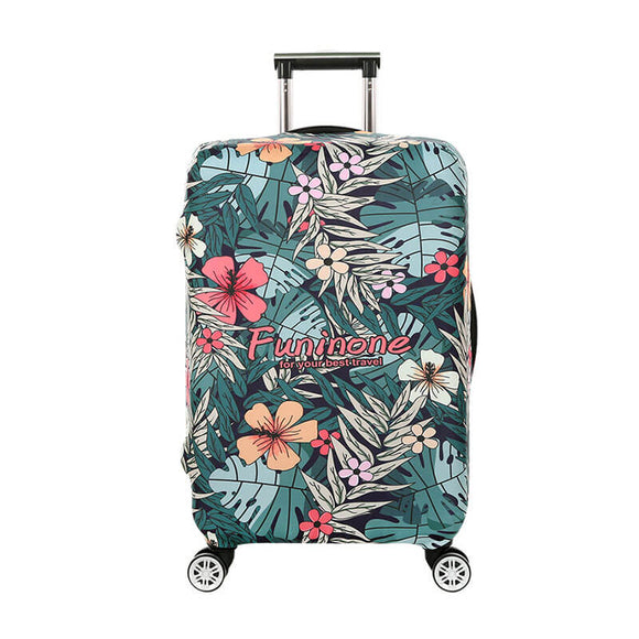 Tropical Hawaiian Forest | Standard Design | Luggage Suitcase Protective Cover - Small - Luggage Cover Encompass RL