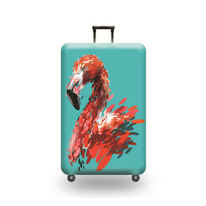 Flamingo Art | Standard Design | Luggage Suitcase Protective Cover - Small - Luggage Cover Encompass RL