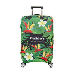 Tropical Birds of Paradise | Standard Design | Luggage Suitcase Protective Cover - Small - Luggage Cover Encompass RL