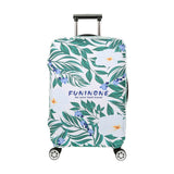Tropical Leaves | Standard Design | Luggage Suitcase Protective Cover - Small - Luggage Cover Encompass RL