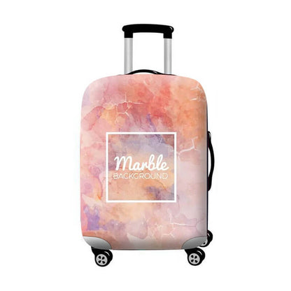 Pastel Peach Marble | Standard Design | Luggage Suitcase Protective Cover Encompass RL