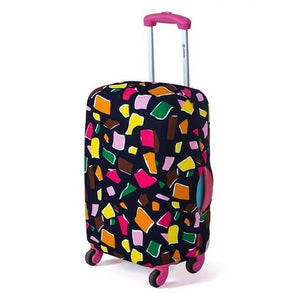 Polygon Colors | Basic Design | Luggage Suitcase Protective Cover - Small - Luggage Cover Encompass RL