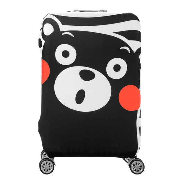 Surprised Kumamon Bear | Standard Design | Luggage Suitcase Protective Cover - Small - Luggage Cover Encompass RL