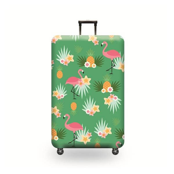 Flamingo Pineapple Prints | Standard Design | Luggage Suitcase Protective Cover Encompass RL