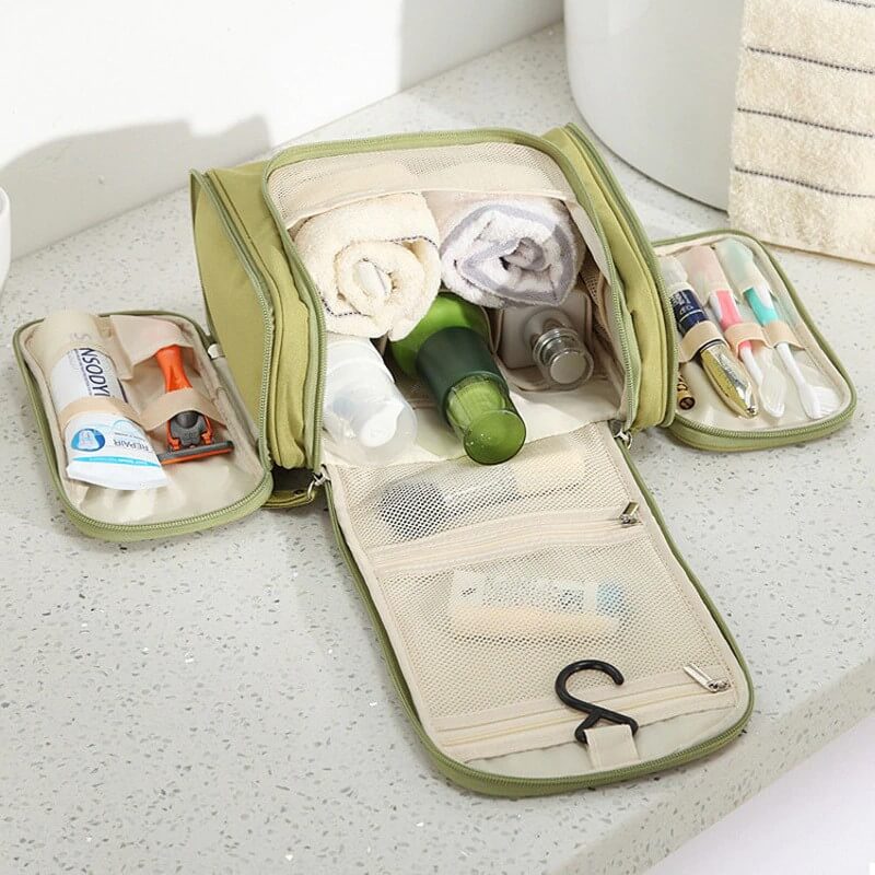 Waterproof hanging shop travel toiletry bag