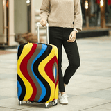 Dark Ripples | Basic Design | Luggage Suitcase Protective Cover - - Luggage Cover Encompass RL