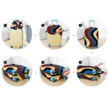 Scuff Hearts | Basic Design | Luggage Suitcase Protective Cover - - Luggage Cover Encompass RL