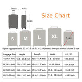 Orange Luggage Suitcase Protective Cover
