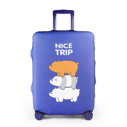 Nice Trip We Bare Bears Purple | Standard Design | Luggage Suitcase Protective Cover Encompass RL