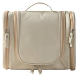 Hanging Toiletry Bag | Makeup Cosmetic Organizer Kit | Multifunctional Travel Dopp Case - Beige - Travel Bags Encompass RL